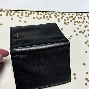 Fossil passport wallet Silver and black